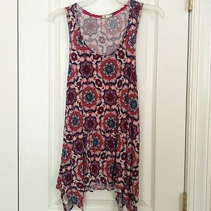 Multi colored tank top